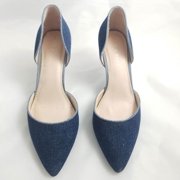 Kelly & Katie Sarsina Denim Pumps Blue 10 - Picture 5 of 9